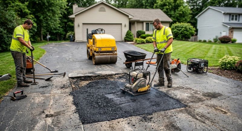 Asphalt Driveway Repair in Savannah, GA