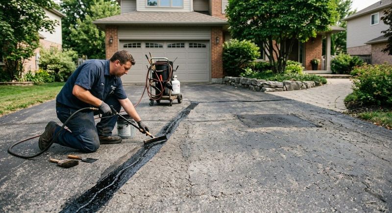 Asphalt Driveway Repair in Little Rock, AR