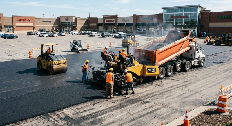 Asphalt Parking Lot Paving in Savannah, GA