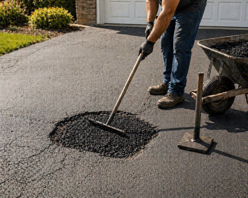 Asphalt Pothole Filling in Orange County, CA