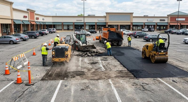 Parking Lot Repair in Little Rock, AR