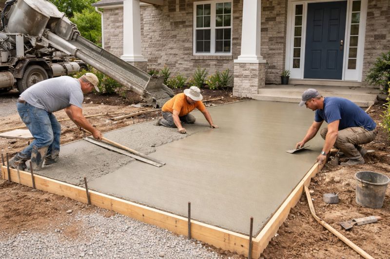 Porch Slab Installation in Fort Collins, CO