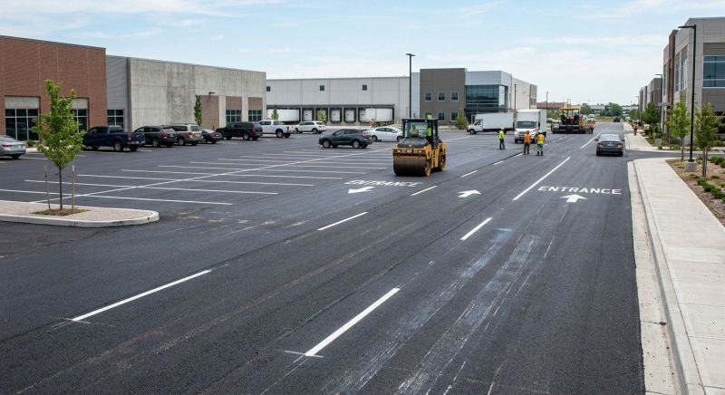Asphalt Parking Lot Paving in Savannah, GA