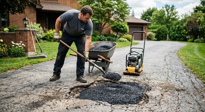 Asphalt Pothole Filling in Los Angeles, CA