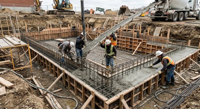 Basement Concrete Pouring in Fort Wayne, IN