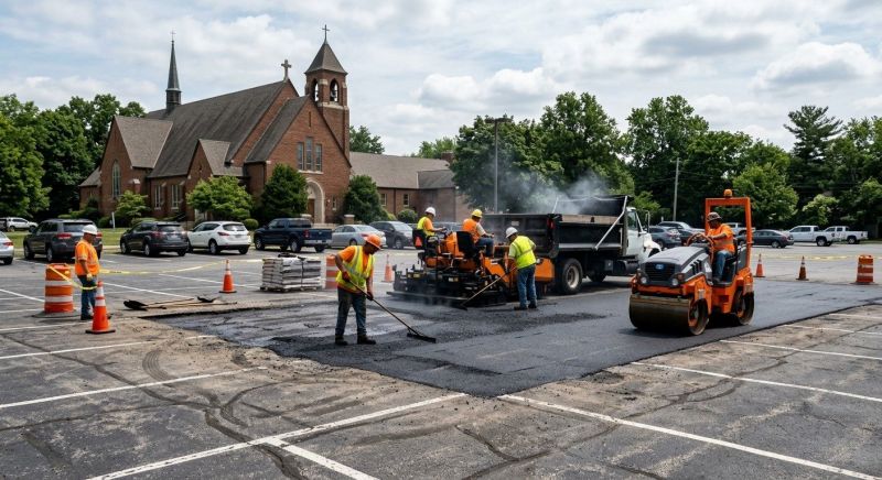 Church Parking Lot Repair in Hilton Head Island, SC
