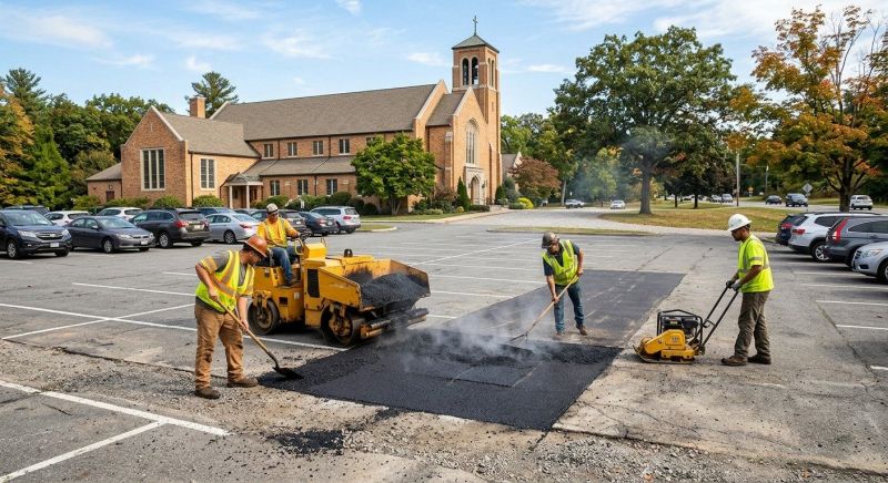 Church Parking Lot Repair in Temecula, CA