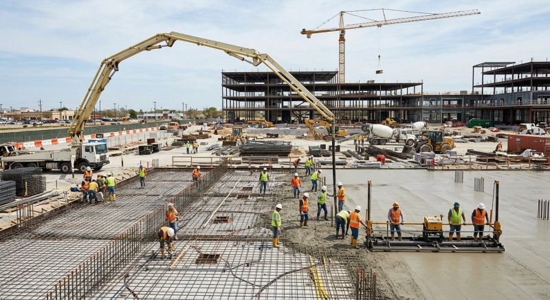 Commercial Slab Construction in Toledo, OH