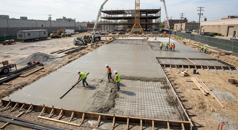 Commercial Slab Construction in Columbia, SC