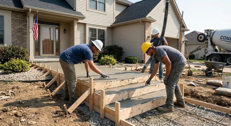 Concrete Porch Construction in Salt Lake City, UT