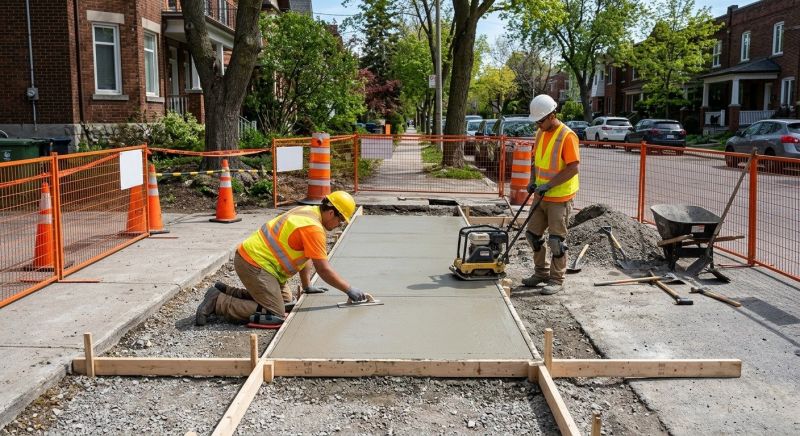Concrete Sidewalk Construction in Salt Lake City, UT