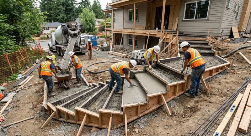 Concrete Stairs Installation in Sacramento, CA