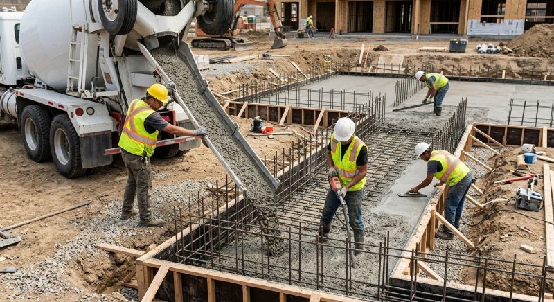 Foundation Pouring in Fort Worth, TX