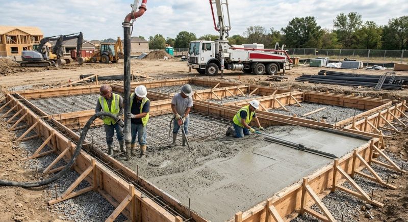 Foundation Pouring in Greenville, SC