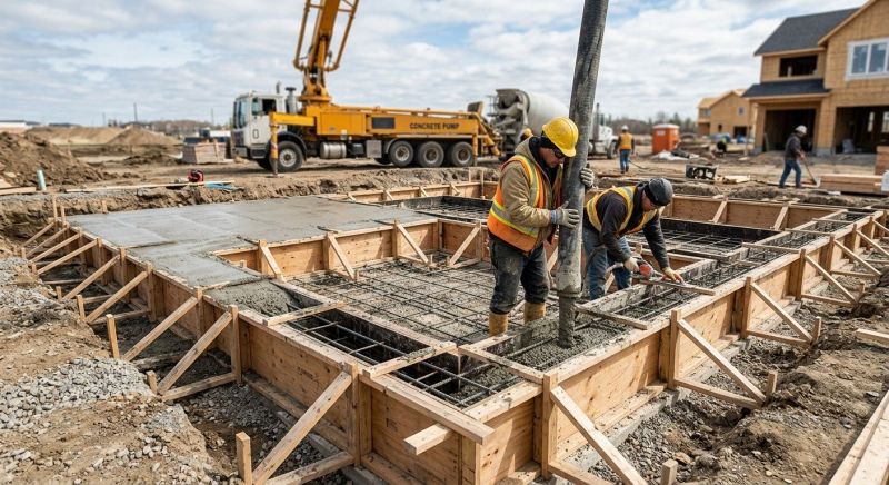Foundation Wall Pouring in Greenville, SC