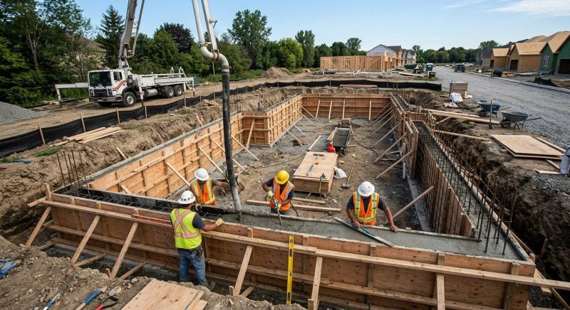 House Foundation Installation in Fort Wayne, IN