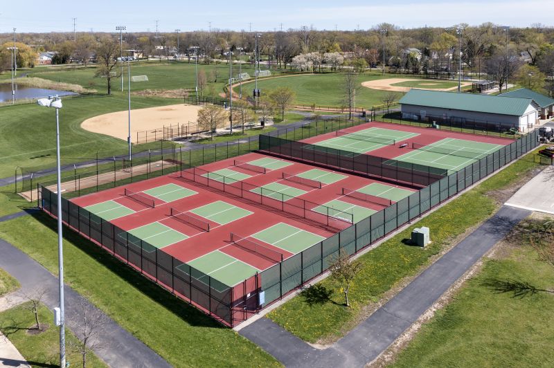 Products For Tennis Court Installations in use